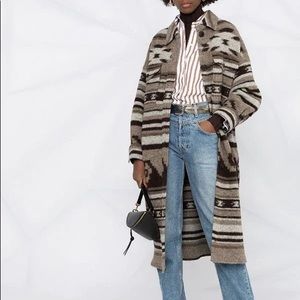 Isabel Marant Gabrion Blanket Coat!